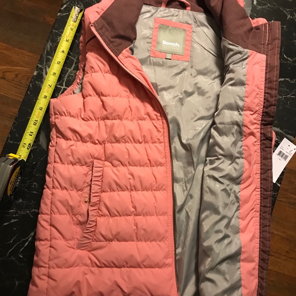 NWT Bench City Clothing Pink Vest